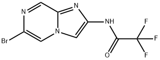 N-(6-broMoiMidazo[1,2-a]pyrazin-2-yl)-2,2,2-trifluoroacetaMide 结构式