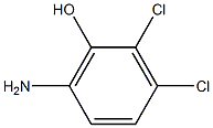 6-氨基-2,3-二氯苯酚 结构式