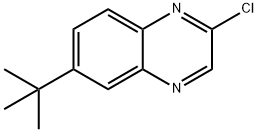6-tert-butyl-2-chloroquinoxaline 结构式