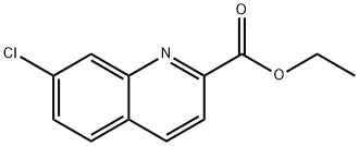 7-氯喹啉-2-甲酸乙酯 结构式