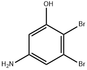 5-氨基-2,3-二溴苯酚 结构式