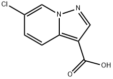 6-氯吡咯并[1,5-A]吡啶-3-甲酸 结构式