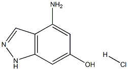 4-AMino-6-hydroxy (1H)indazole hydrochloride 结构式