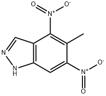 5-Methyl-4,6-dinitro 1H-indazole 结构式