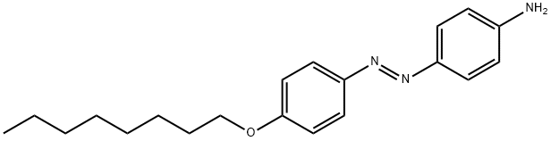 4-[(1E)-2-[4-(辛氧基)苯基]偶氮基]苯胺 结构式