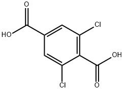 2,6-二氯苯-1,4-二羧酸 结构式