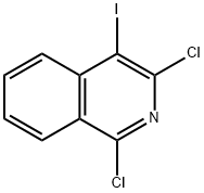 1,3-dichloro-4-iodoisoquinoline 结构式