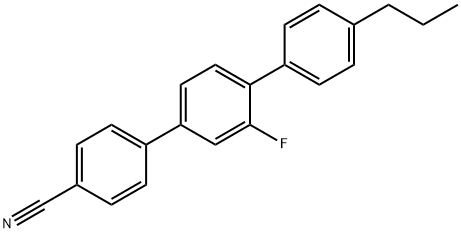 3'-氟-4''-丙基-[1,1':4',1''-三联苯]-4-甲腈 结构式