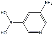 5-Aminopyridine-3-boronic acid 结构式