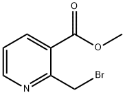 2-(溴甲基)烟酸甲酯 结构式