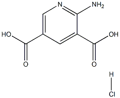 2-氨基吡啶-3,5-二羧酸盐酸盐 结构式