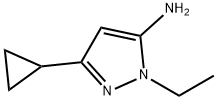 5-环丙基-2-乙基吡唑-3-胺 结构式