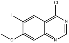 4-CHLORO-6-IODO-7-METHOXYQUINAZOLINE 结构式
