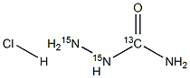 呋喃西林代谢物13C,15N 标记物 结构式