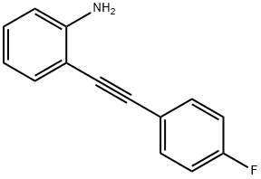 (2 -(4-氟苯基)乙炔基)烷基苯 结构式