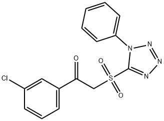 5-(3-chlorophenethylsulfonyl)-1-phenyl-1H-tetrazole