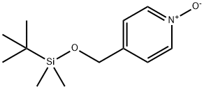 4-((tert-butyldiMethylsilyloxy)Methyl)pyridine 1-oxide 结构式