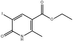 Ethyl 6-hydroxy-5-iodo-2-Methylnicotinate 结构式