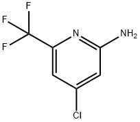 2-氨基-4-氯-6-三氟甲基吡啶 结构式