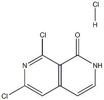 6,8-二氯-2,7-萘啶-1(2H)-酮盐酸盐 结构式