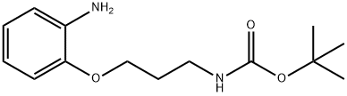 2-[3-(BOC-氨基)丙氧基]苯胺 结构式