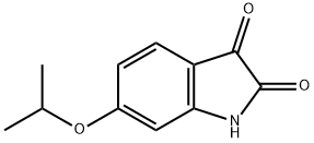 7-异丙氧基吲哚啉-2,3-二酮 结构式