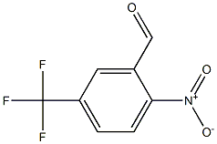 2-硝基-5-三氟甲基苯甲醛 结构式