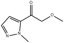 2-甲氧基-1-(1-甲基-1H-吡唑-5-基)乙酮 结构式