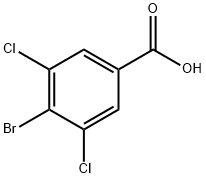 4-溴-3,5-二氯苯甲酸 结构式