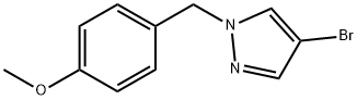 4-溴-1-[(4-甲氧基苯基)甲基]-1H吡唑 结构式