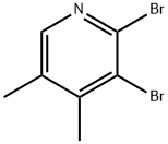 2,3 - 二溴-4,5 - 二甲基吡啶 结构式