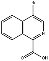 4-溴异喹啉羧酸 结构式