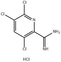 3,5,6-三氯皮考啉脒盐酸盐 结构式