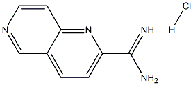 1,6-萘啶-2-羧酰胺盐酸盐 结构式