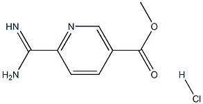 甲基6-乙脒基烟酸酯盐酸盐 结构式