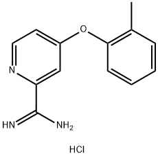 4-(邻甲苯氧基)皮考啉脒盐酸盐 结构式