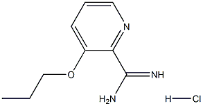 3-丙氧基吡啶甲酰胺盐酸盐 结构式