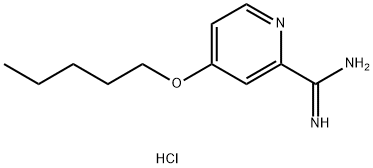 4-(戊氧基)皮考啉脒盐酸盐 结构式