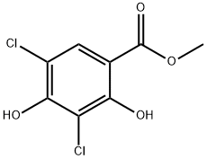 Methyl 3,5-dichloro-2,4-dihydroxybenzoate 结构式