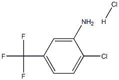 2-氯-5-三氟甲基苯胺盐酸盐 结构式
