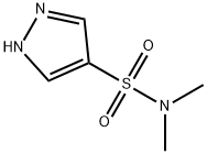 N,N-二甲基-1H-吡唑-4-磺酰胺 结构式