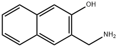 3-(氨甲基)-2-萘酚 结构式