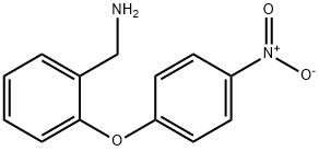 2-(4-硝基苯氧基)苄胺 结构式