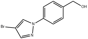 [4-(4-BroMopyrazol-1-yl)phenyl]Methanol 结构式