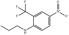 4-硝基-N-丙基-2-(三氟甲基)苯胺 结构式