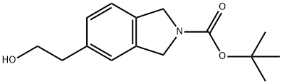 tert-butyl 5-(2-hydroxyethyl)isoindoline-2-carboxylate 结构式