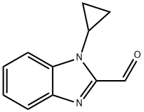 1-环丙基-1H-苯并[D]咪唑-2-甲醛 结构式