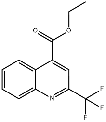 2-三氟甲基喹啉-4-甲酸乙脂 结构式