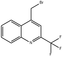 2-三氟甲基-4-溴甲基喹啉 结构式