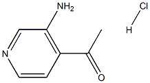 1-(3-氨基吡啶-4-基)乙酮单盐酸盐 结构式